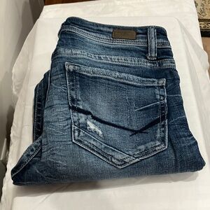 B Dark Blue Straigh Jeans